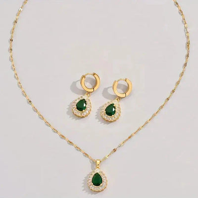 Rheya Lysandelle Exquisite Gold Jewelry Set