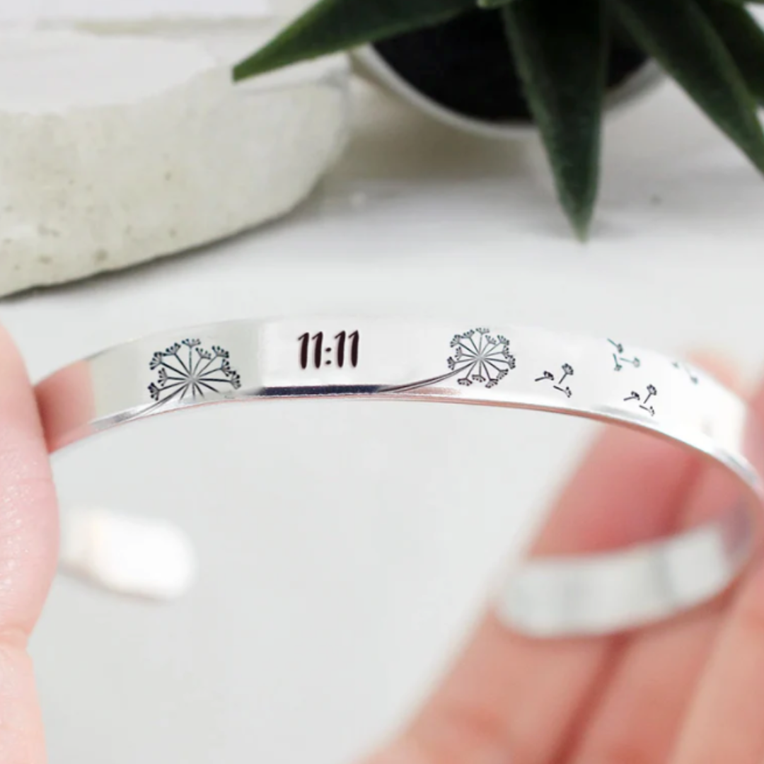 11:11 Dandelion Cuff – Wishes in Motion