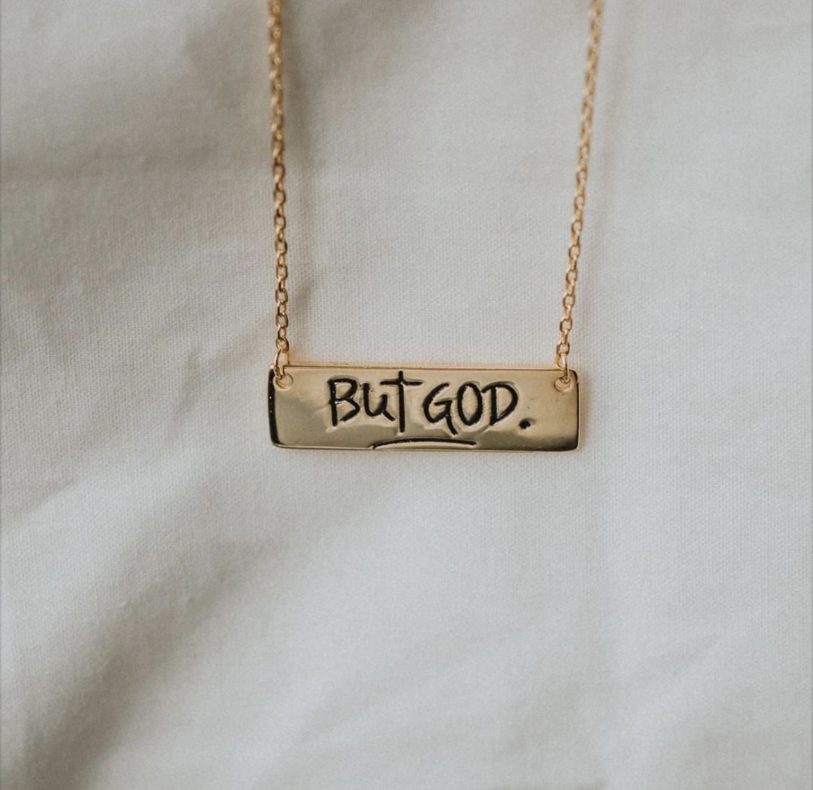 But God Golden Necklace