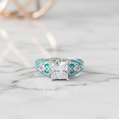 Endless Star Promise Ring – Moissanite