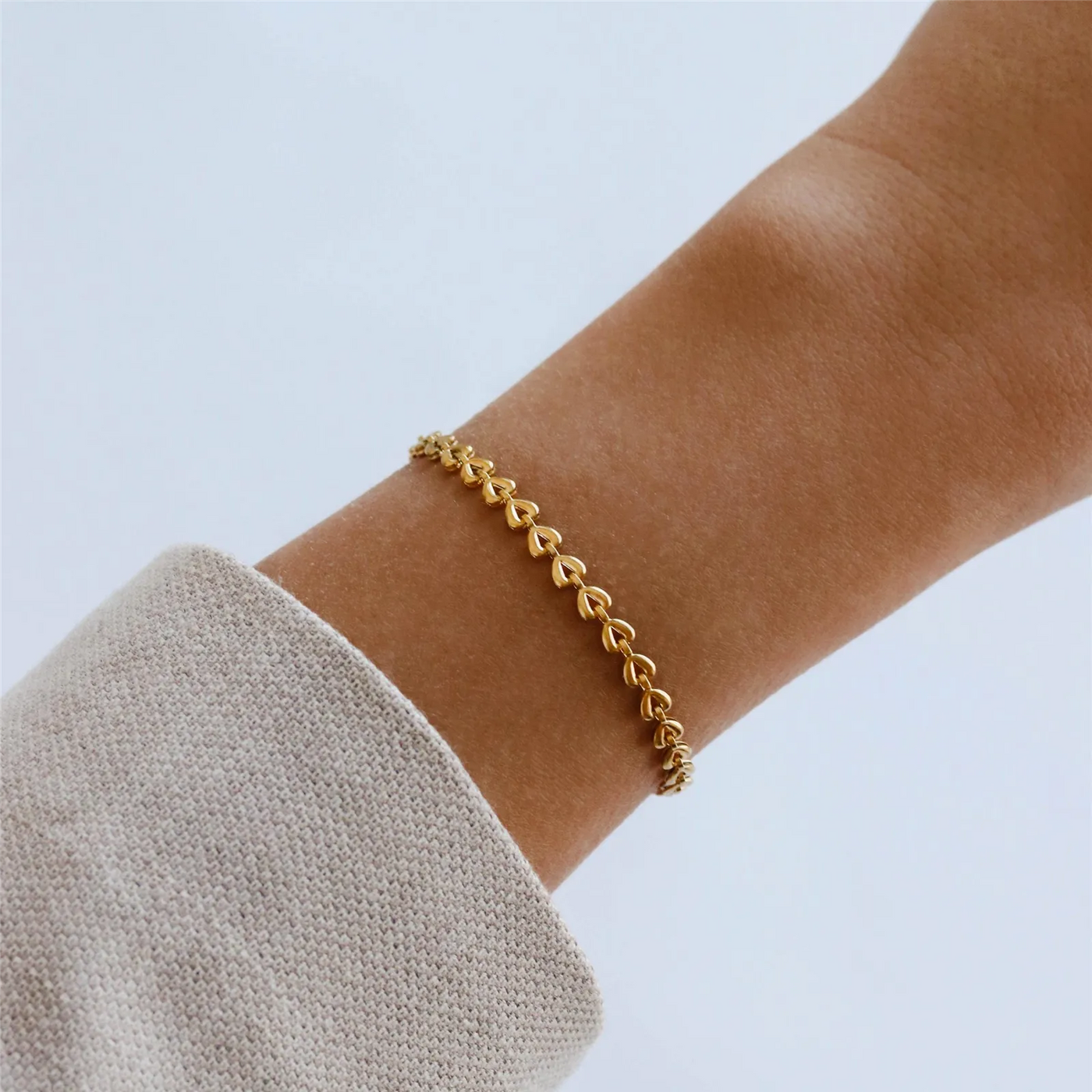 Gold Heart Bracelet
