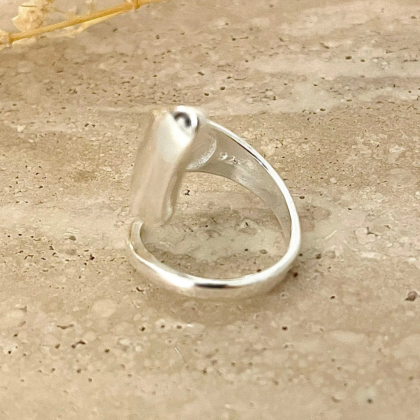 Minimalist Silvered Ring