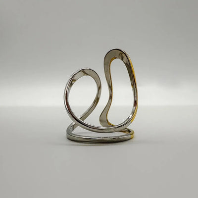 Two-Tone Wavy Ring