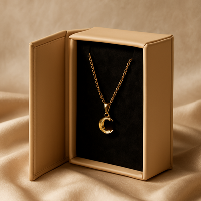 Initial & Birthstone Charm Necklace