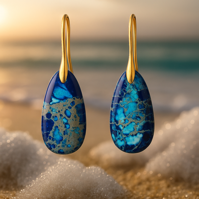 Lunarea Blue Lagoon Gemstone Earrings