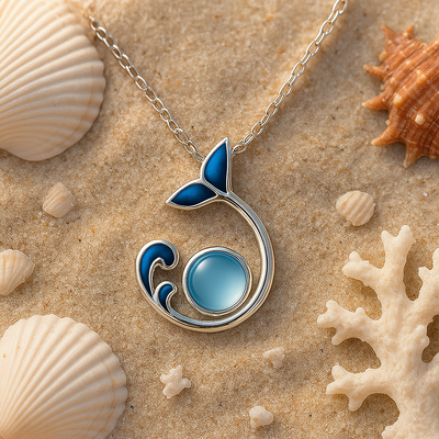 Pearlina Sterling Silver Necklace | Dance of the Tides Collection