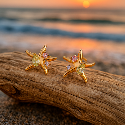 Arabelle Starfish Dangle Earrings