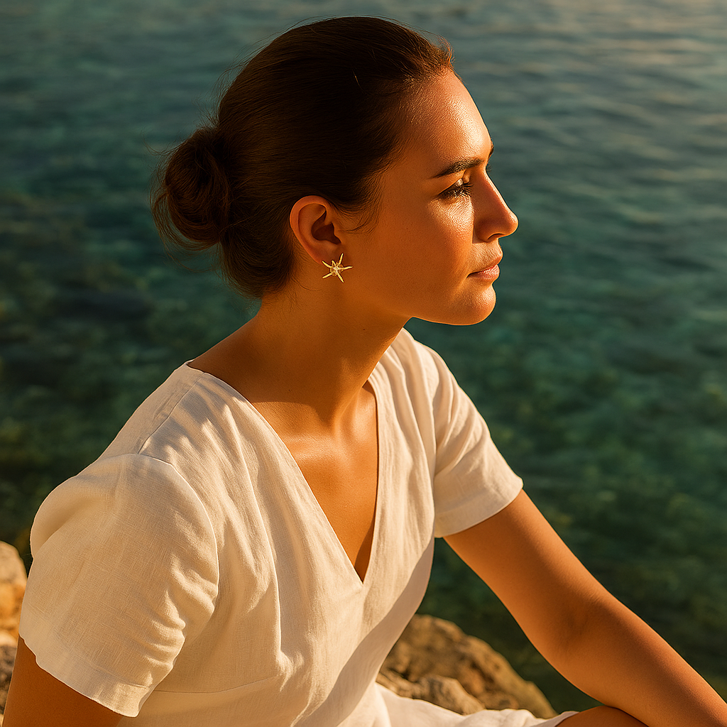 Arabelle Starfish Dangle Earrings