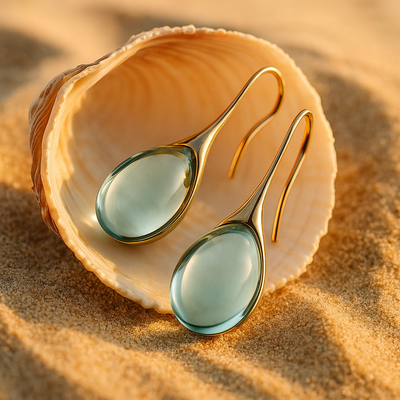 Undina | Tear of the Sea Glass Pendant Necklace