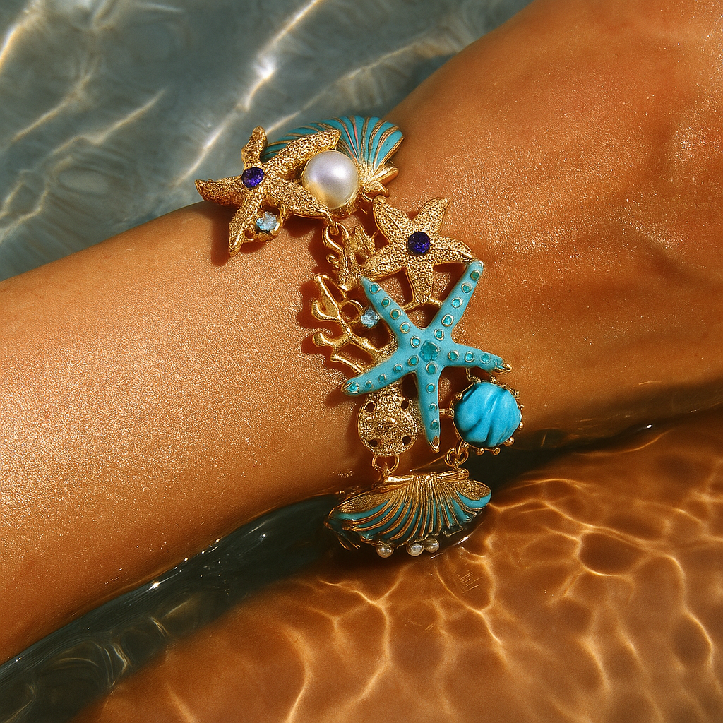 Zephyrine Handcrafted Shell Beaded Bracelet
