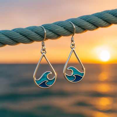 Roxy Water Wave Dangle Earrings