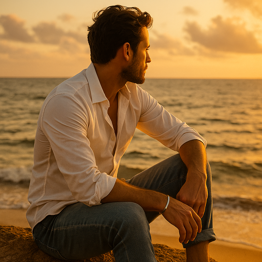 Oceana Shiny Horizon Bracelet - Elegant Beaded Jewelry