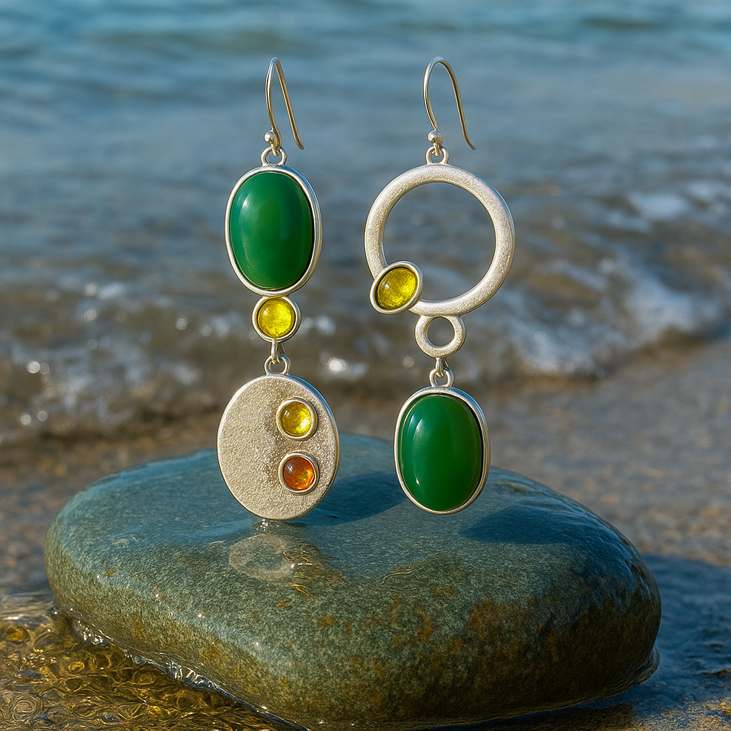 Sabrina Silver Drop Earrings