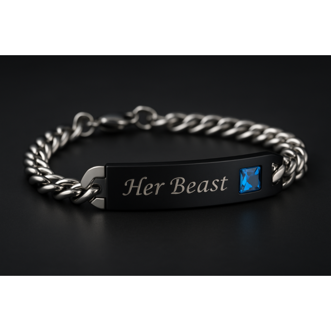 Her Beast & His Beauty Couple Bracelet