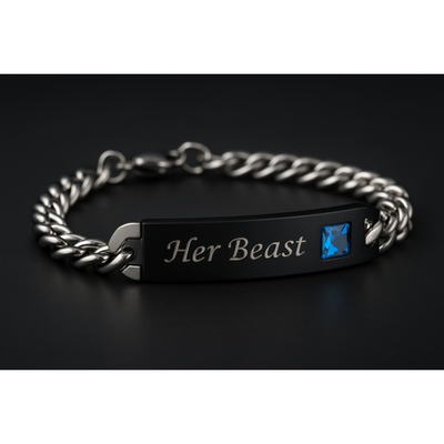 Her Beast & His Beauty Couple Bracelet