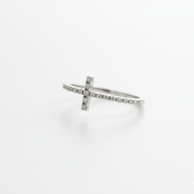 Diamond Cross Ring