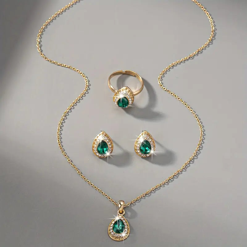 Noémie Glastra Jewelry Set | Elegant Gold Plated