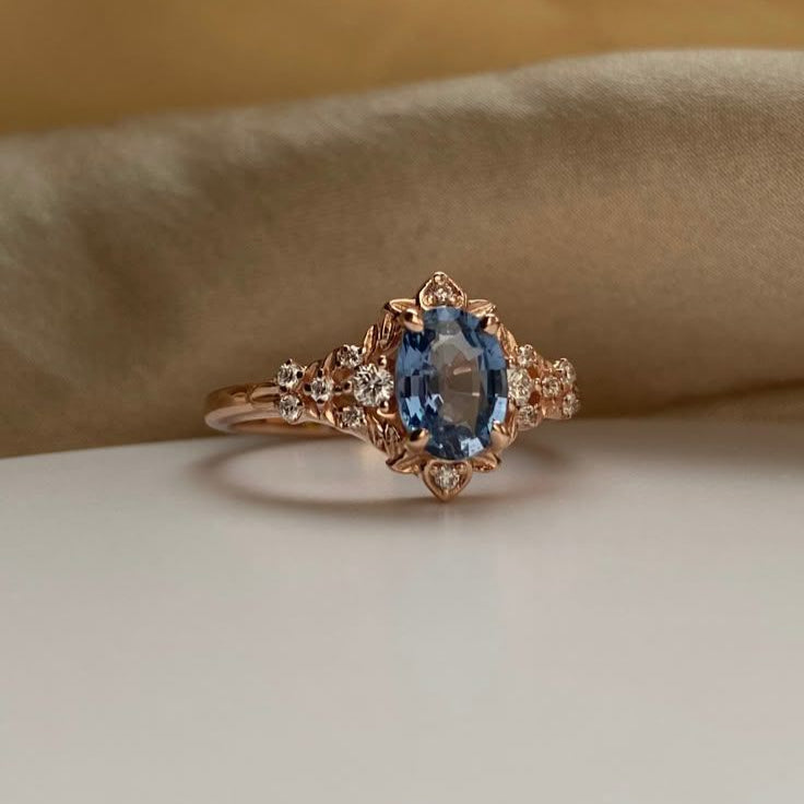 Blue Crystalline Dream Ring