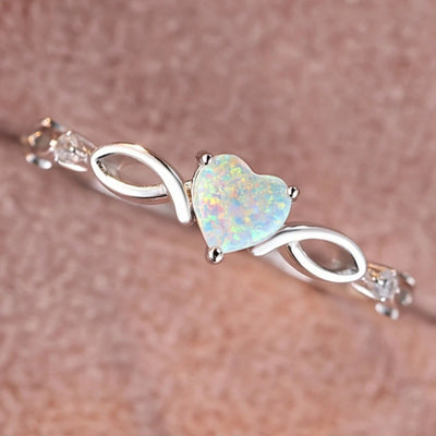 Rose Quartz Leaf Ring