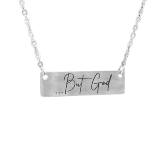 But God Silver Necklace