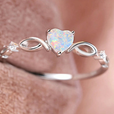 Rose Quartz Leaf Ring