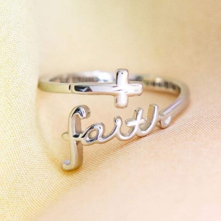 Signature Cross Faith Ring