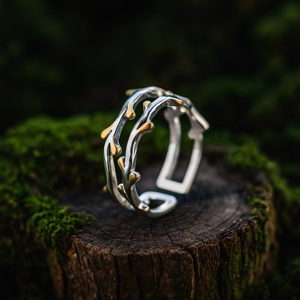 Chloris Sterling Silver Statement Ring