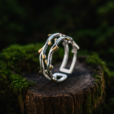 Chloris Sterling Silver Statement Ring