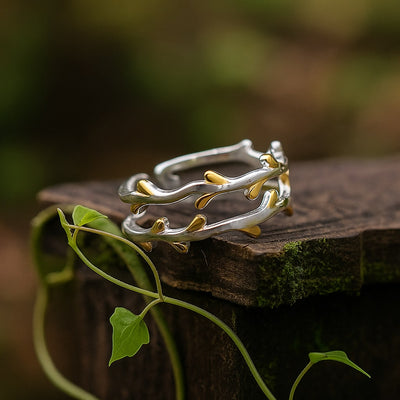 Chloris Sterling Silver Statement Ring