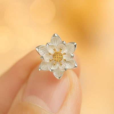 Elegant Dawnflower Earrings with Intricate Petal Design