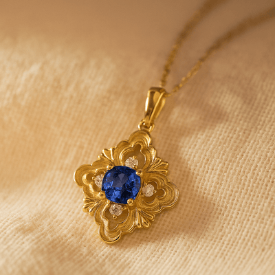 Everblue Pendant - Ocean-Inspired Sterling Silver Necklace