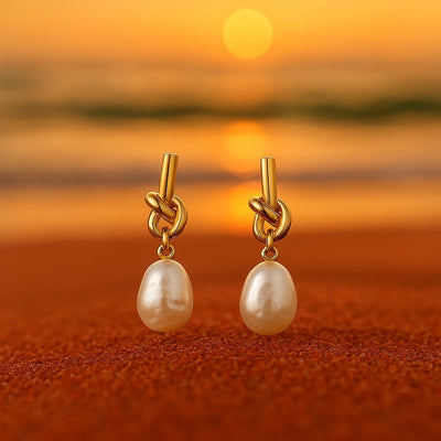 Erzulie Earrings with Pearls