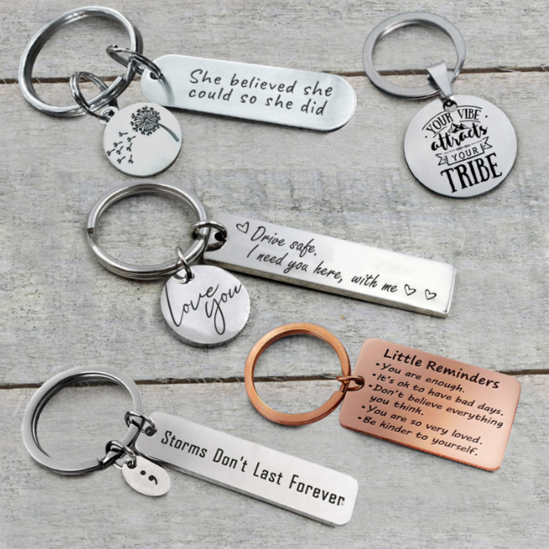 Meaningful Keychain Set – Reminders to Carry With You