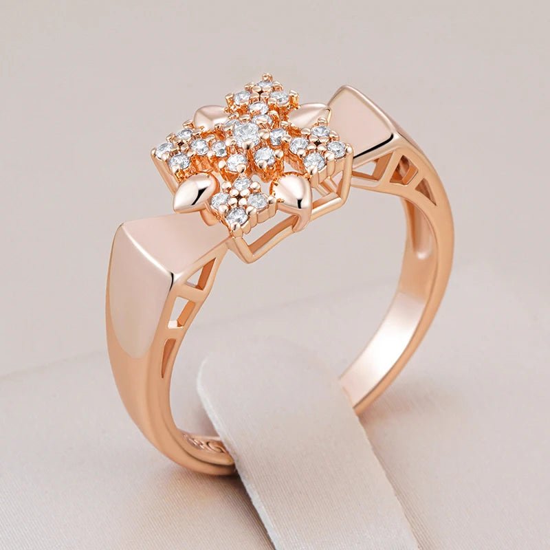 Elegant Bright Square Ring