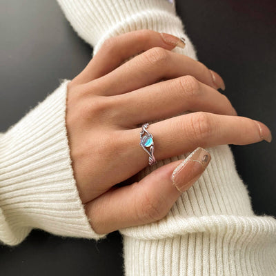 Selene Ring - Elegant Sterling Silver Love That Remains Ring