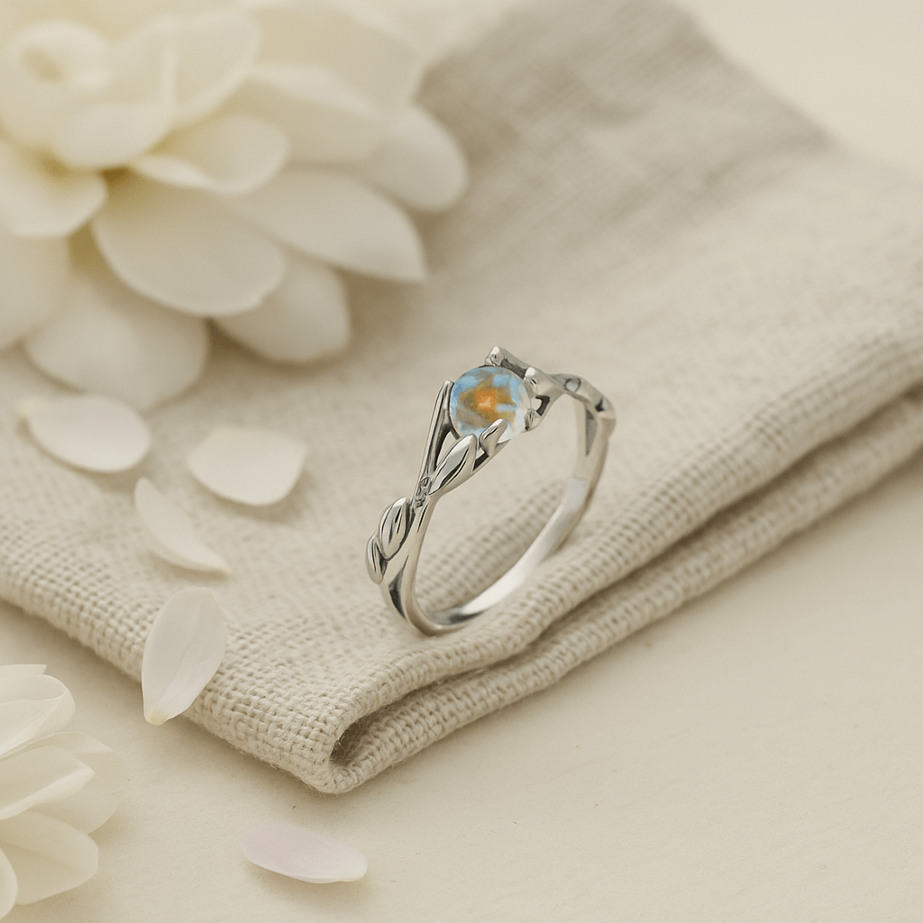 Selene Ring - Elegant Sterling Silver Love That Remains Ring