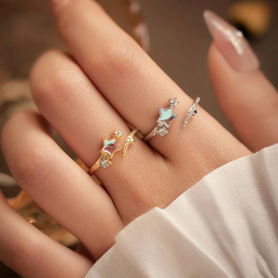 Guiding Starlace - Handcrafted Celestial-Themed Necklace