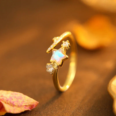 Guiding Starlace - Handcrafted Celestial-Themed Necklace