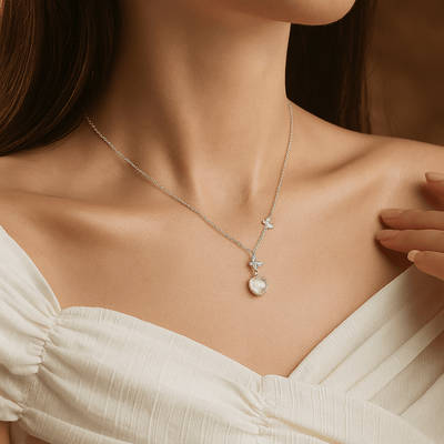 Wings of Renewal Sterling Silver Necklace