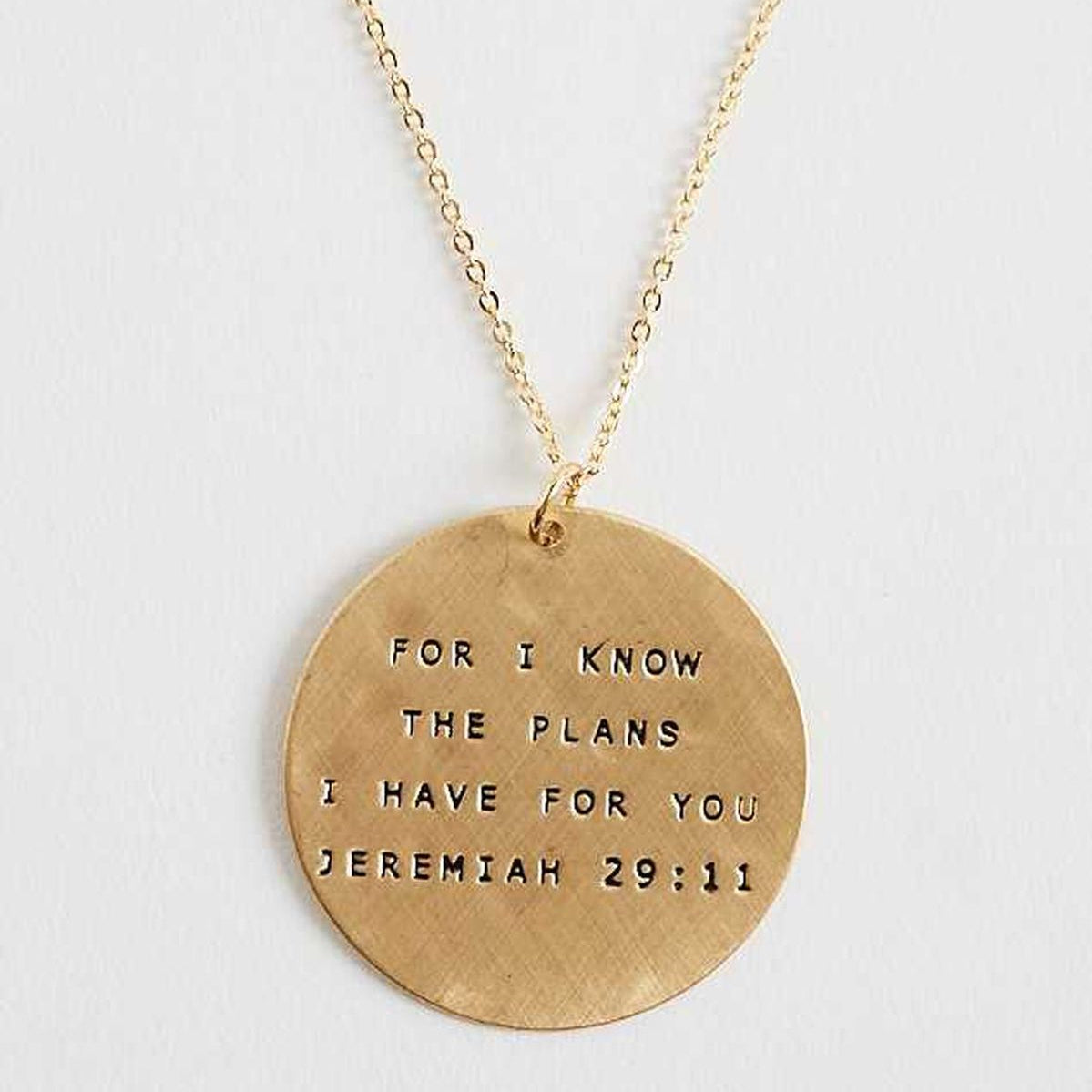 For I Know the Plans Necklace