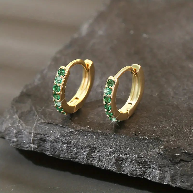 Verina Costa Gold Plated Hoop Earrings
