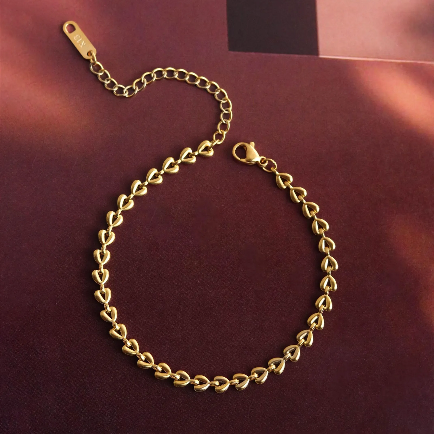 Gold Heart Bracelet