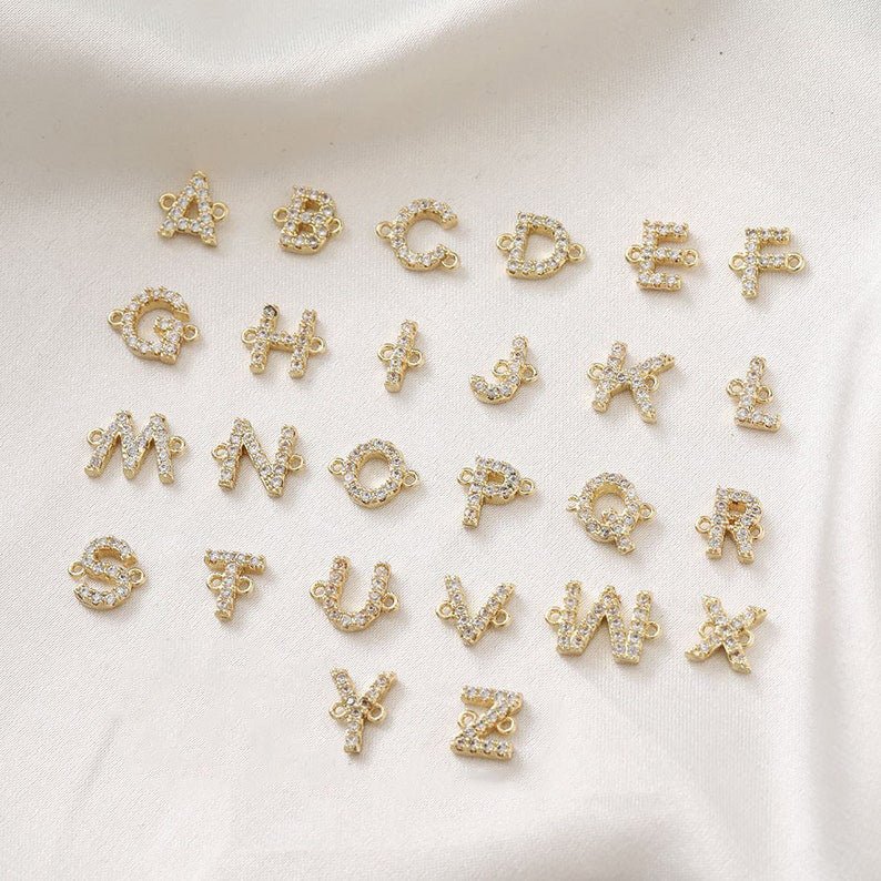 Dainty Initial Chain Bracelet