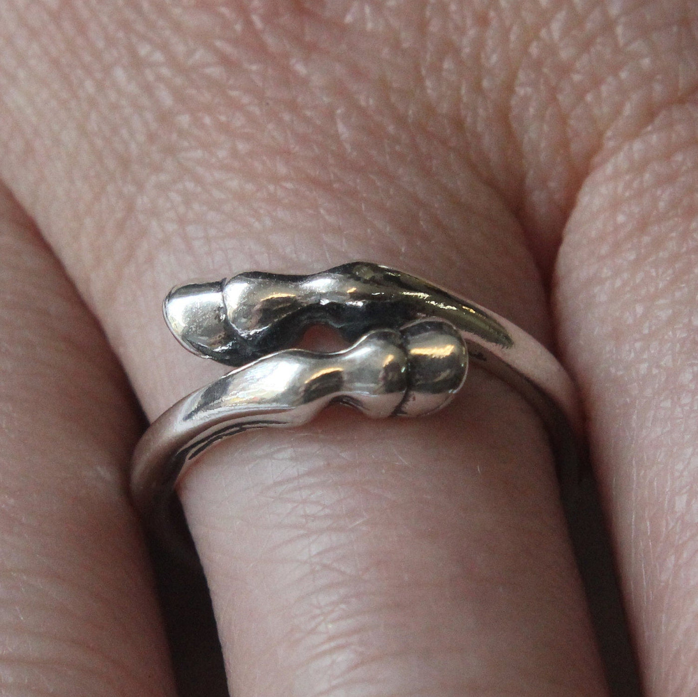 Sterling Silver Horse Hoof Ring