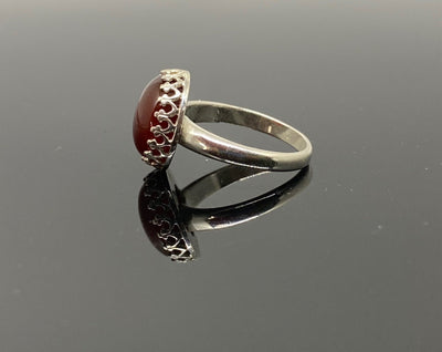 Carnelian Gemstone Ring for Autumnal Jewelry Collections