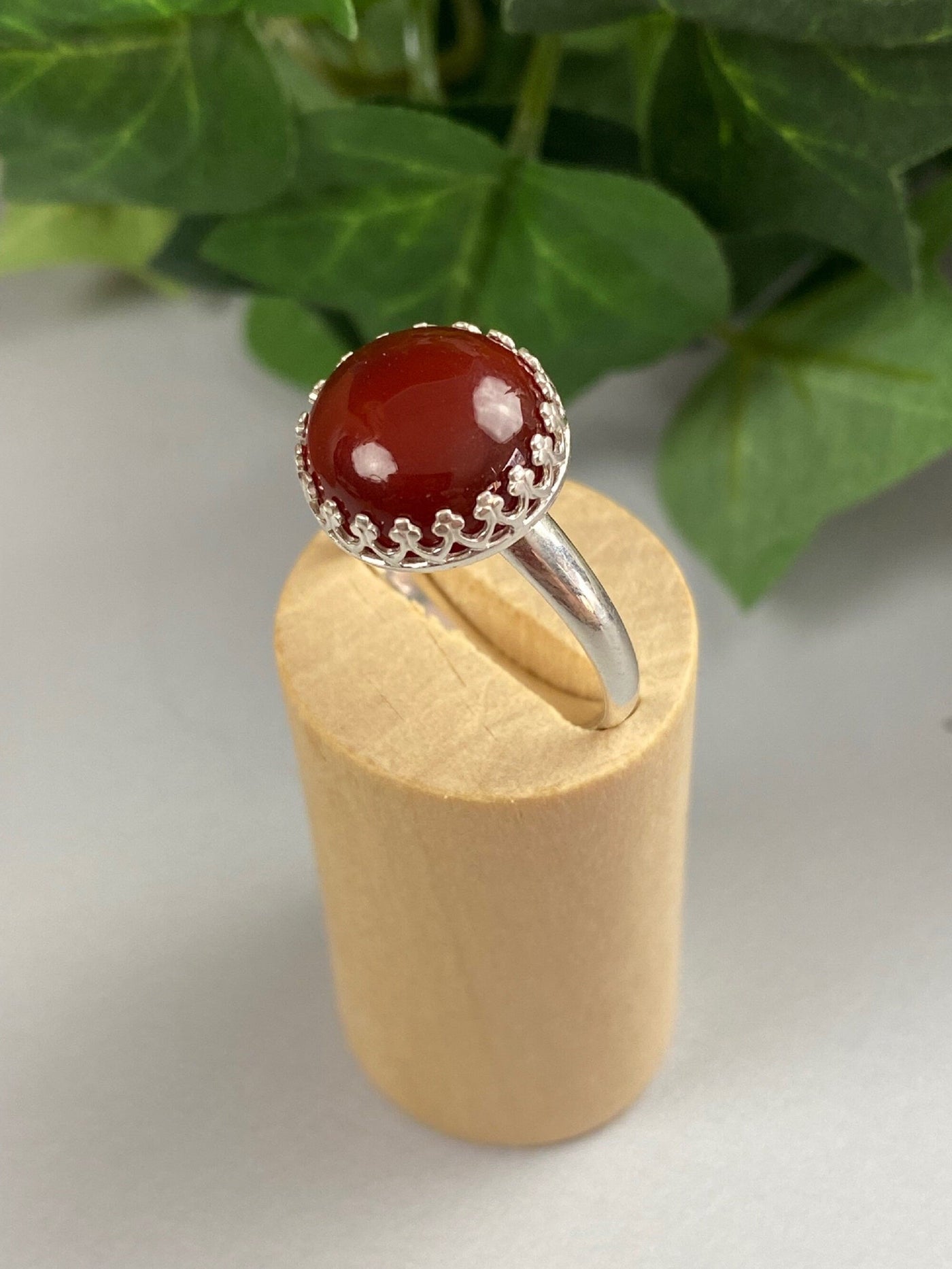 Carnelian Gemstone Ring for Autumnal Jewelry Collections