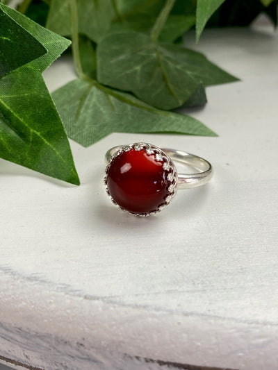 Carnelian Gemstone Ring for Autumnal Jewelry Collections