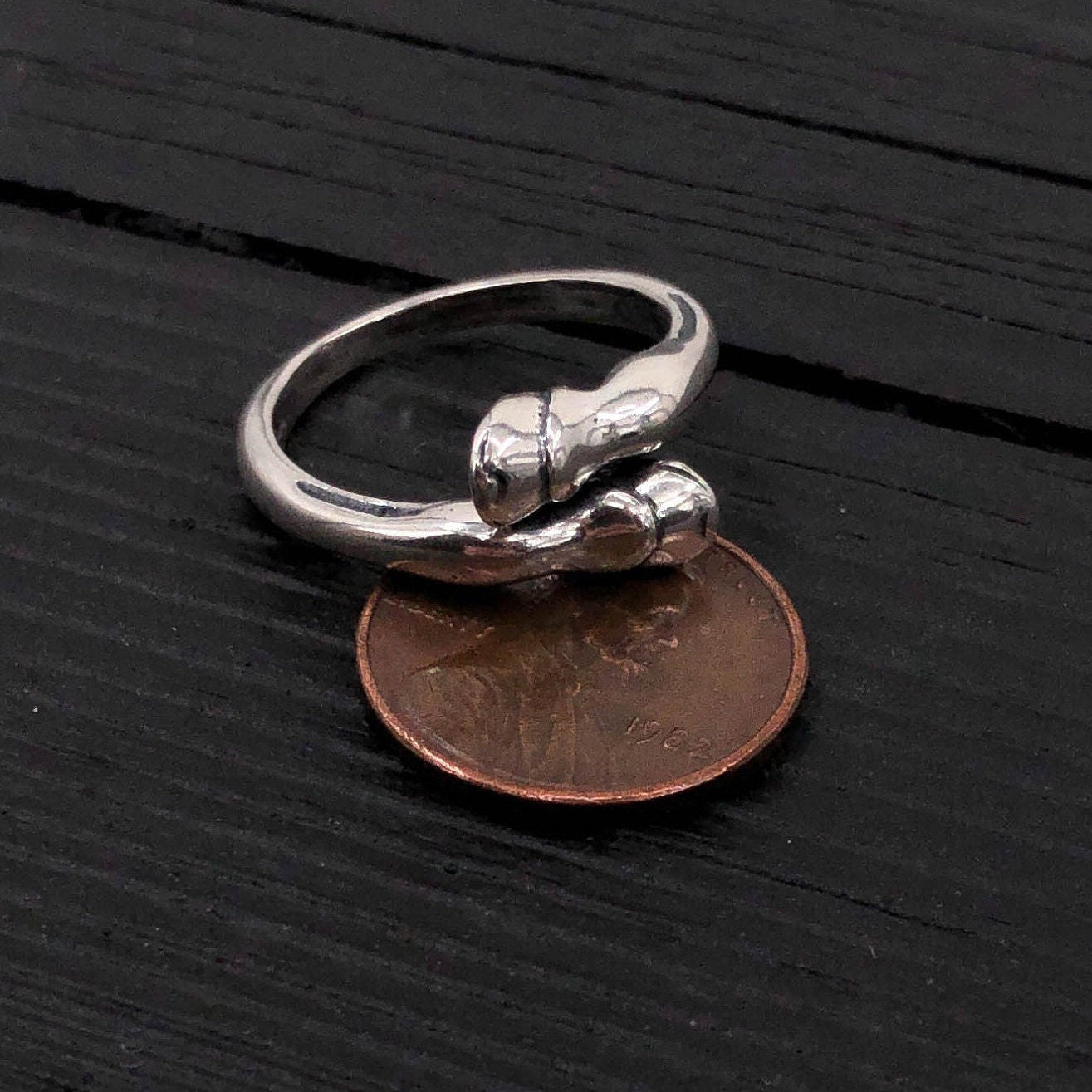 Sterling Silver Horse Hoof Ring