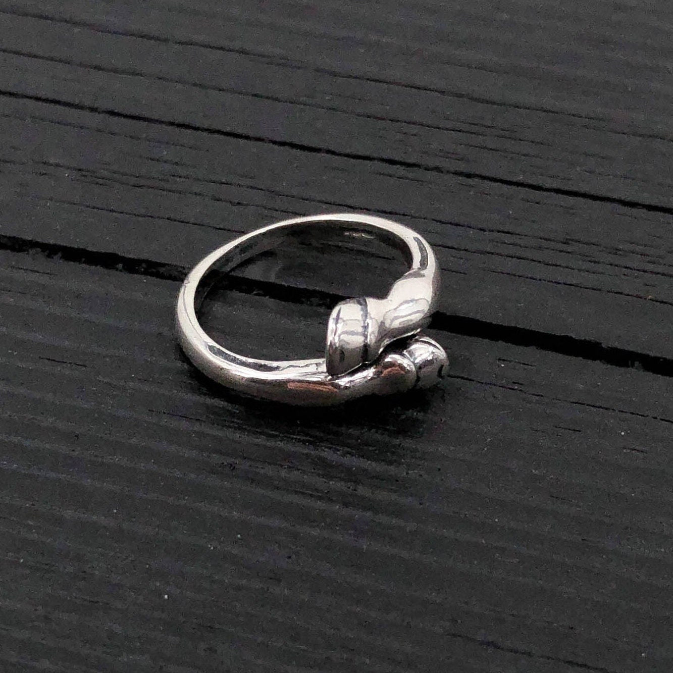 Sterling Silver Horse Hoof Ring