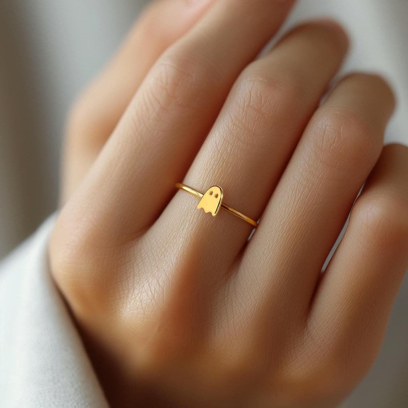 24k Gold Filled Ghost Ring